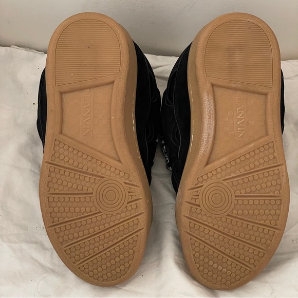 Lanvin Curb Skate Sneakers Mens Leather Suede Chunky 90s luxury streetwear 40/7 main image 3